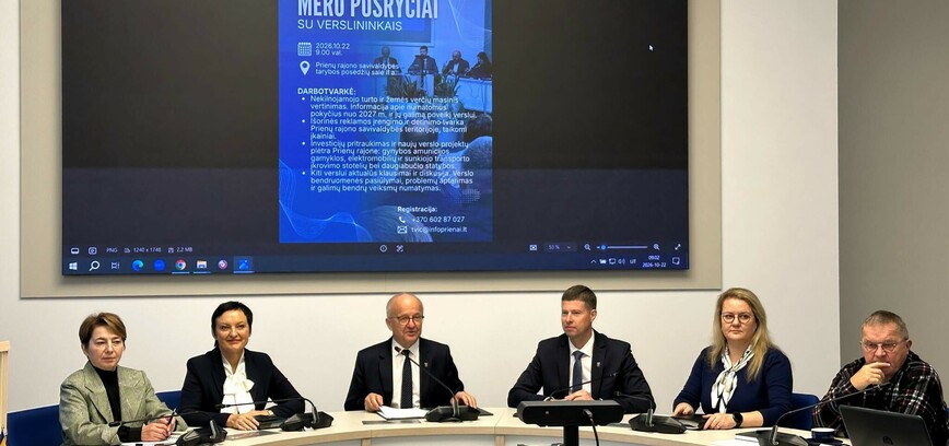 Mero pusryčiuose – investicijų galimybės, verslo aktualijos ir Prienų krašto plėtros perspektyvos