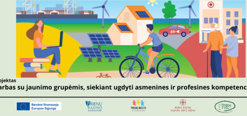 Projektas „Darbas su jaunimo grupėmis, siekant ugdyti asmenines ir profesines kompetencijas“