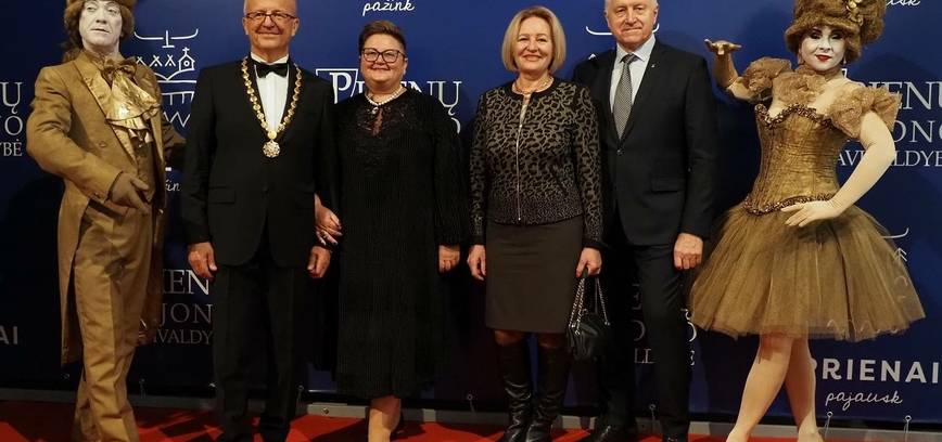 Šventinis Mero padėkos vakaras Prienų rajono savivaldybės verslininkams