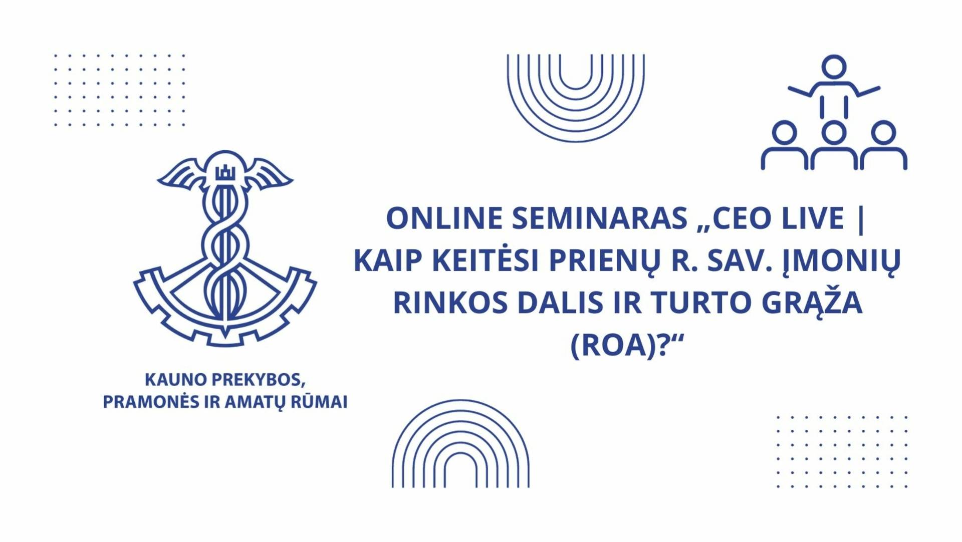 ONLINE SEMINAR "CEO LIVE | HOW DID PRIENő R. SAV CHANGE? CORPORATE MARKET SHARE AND RETURN ON ASSETS (ROA)?'
