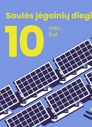 Kvietimas ES investicijoms gauti, suteikiantis galimybę įmonėms įsidiegti saulės jėgaines