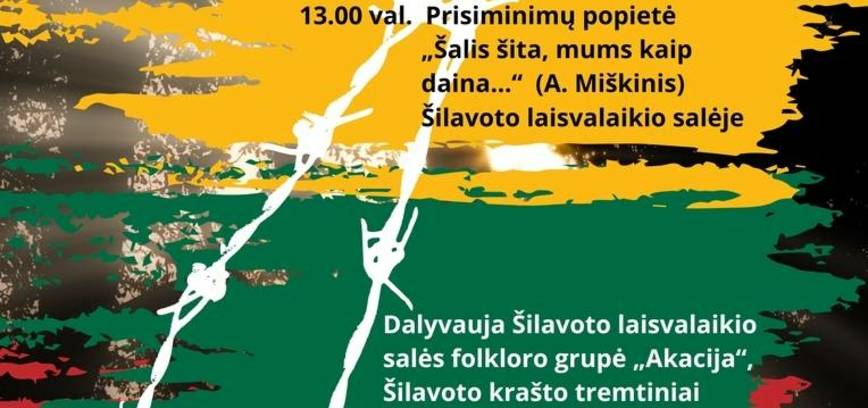 Gedulo ir vilties dienos minėjimas