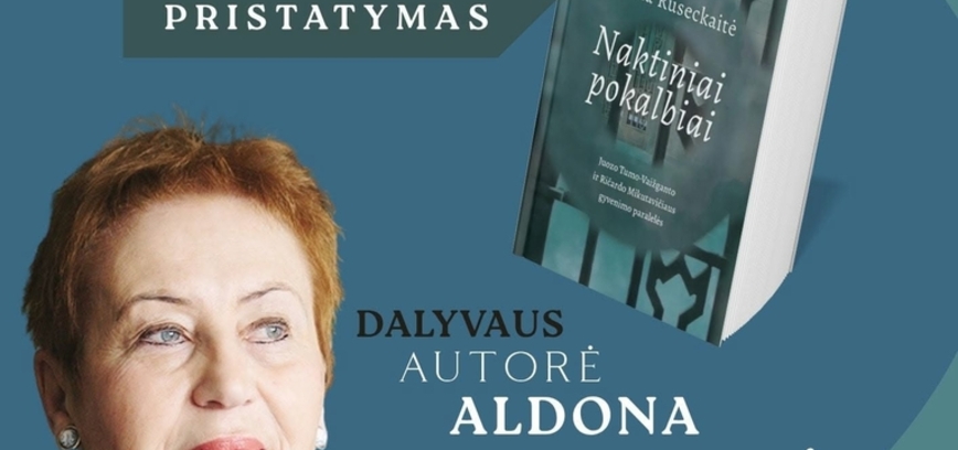 October 21 at 3:00 p.m. in Balbieriškis Library – presentation of Aldona Ruseckaitė's book 