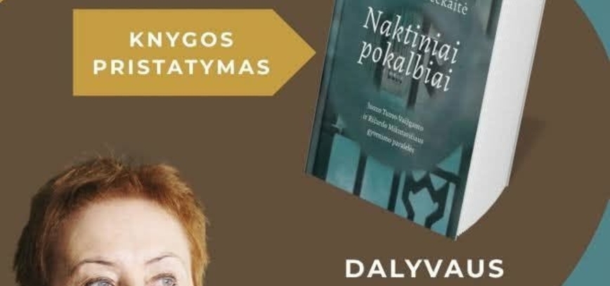 Aldonos Ruseckaitės knygos „Naktiniai pokalbiai. Juozo Tumo-Vaižganto ir Ričardo Mikutavičiaus gyvenimo paralelės“ pristatymas