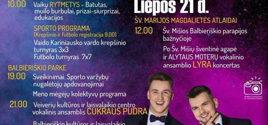 Balbieriškio krašto vasaros šventė „Prie Ringio ir Peršėkės“