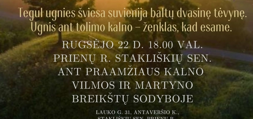 Renginys, skirtas Baltų vienybės dienai