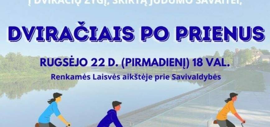 Dviračių žygis po Prienus