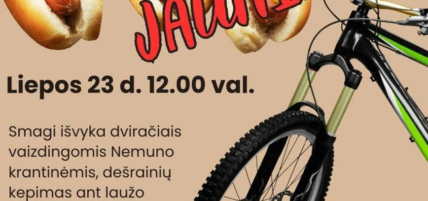 Dviračių žygis jauminui