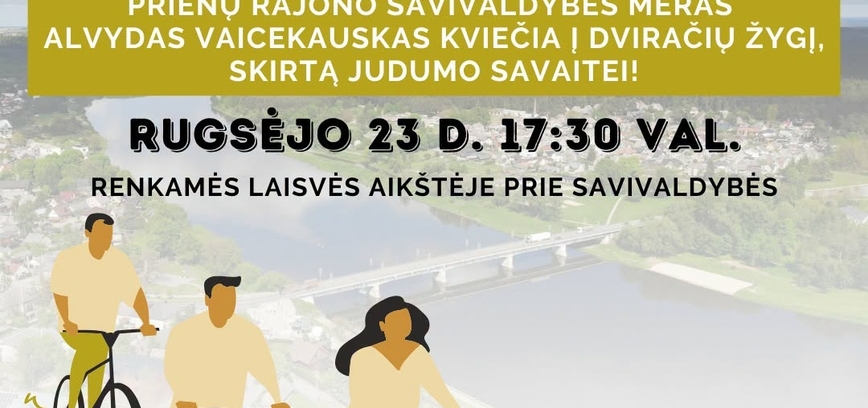 Judumo savaitei skirtas dviračių žygis