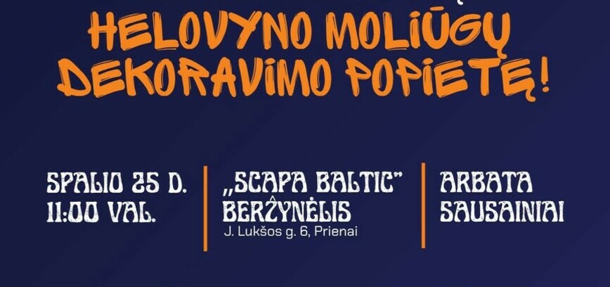 Helovyno moliūgų dekoravimo popietė