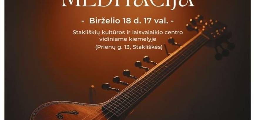 Indiškos muzikos koncertas ir meditacija