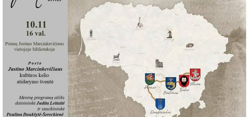 Poeto Justino Marcinkevičiaus kultūros kelio atidarymo šventė