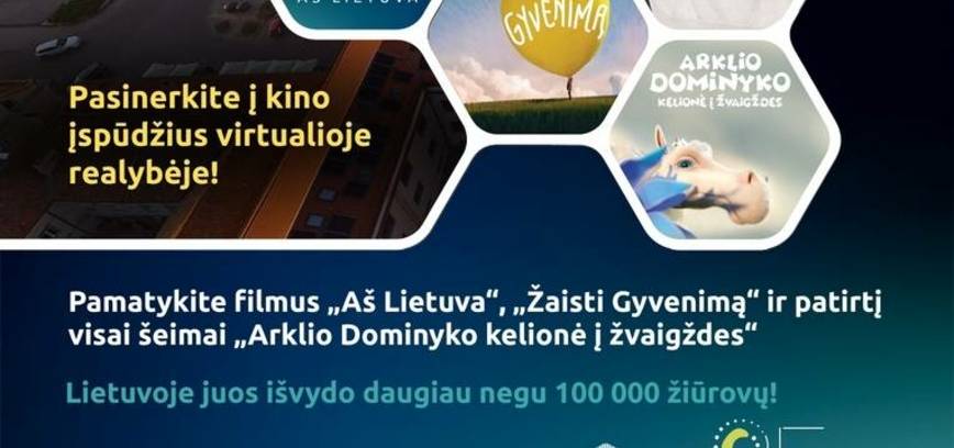 Virtual reality movie screenings