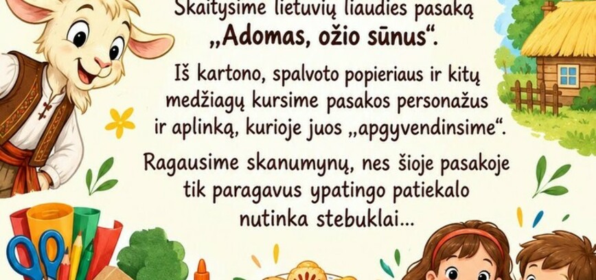 Renginys vaikams „Knygų personažai atgyja“