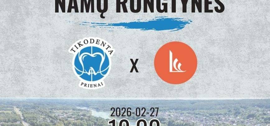 RKL krepšinio rungtynės: Prienų „Tikodenta“ – „LSS Tarptautinis universitetas“
