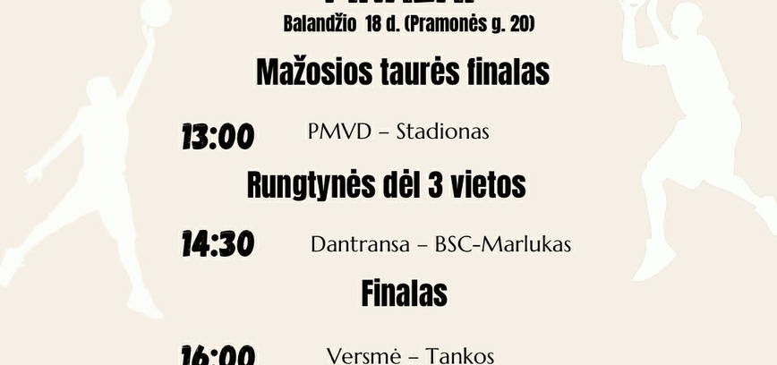 Финал баскетбольного чемпионата муниципалитета Приенайского района и газеты «Гивенимас».