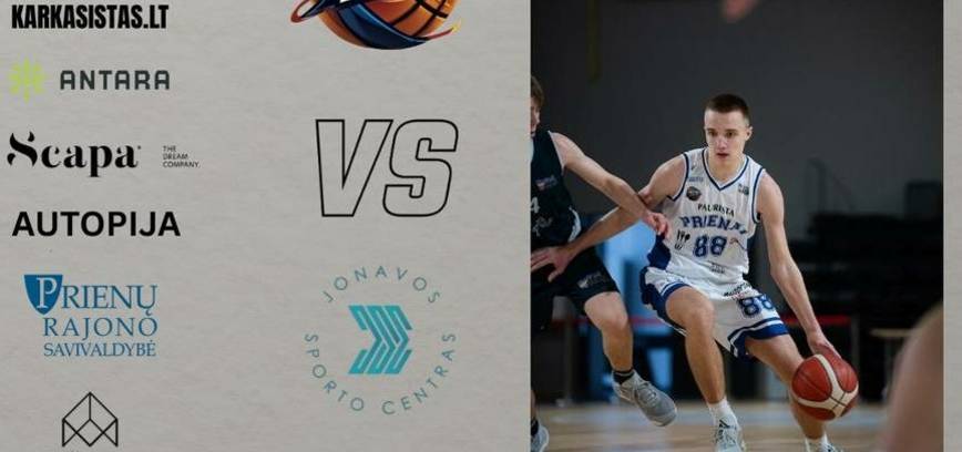 Матч дивизиона B Региональной баскетбольной лиги: Приенай СК-Пауреста – Йонавос Спорто Центрас