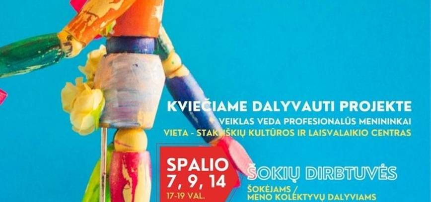 Meninio meistriškumo ir technologijų projekto „Kūrybos kodas: menas ir technologijos“ renginiai