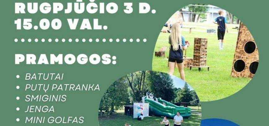 Lauko žaidimų diena Jiezne