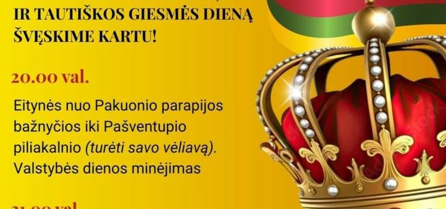 Valstybės dienos minėjimas Pakuonyje