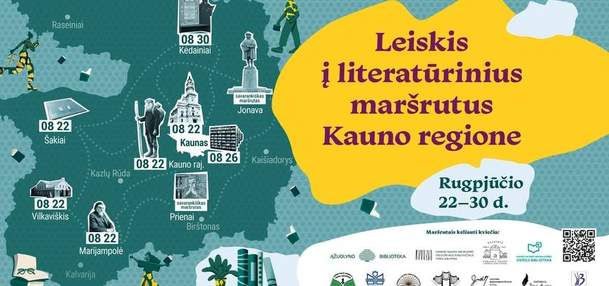 Kelionė Kauno regiono bibliotekų sukurtais literatūriniais maršrutais
