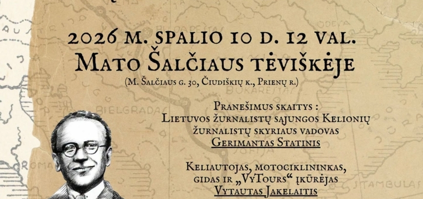 Keliautojo, žurnalisto, visuomenės veikėjo Mato Šalčiaus premijos įteikimo renginys Mato Šalčiaus tėviškėje