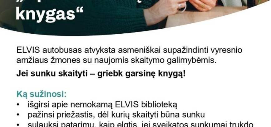 Mokymai „Apie sveikatą ir knygas“