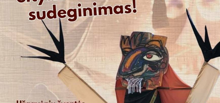 Morės palydėjimo eitynės iš Prienų Laisvės aikštės į Prienų krašto muziejų ir Morės sudeginimas