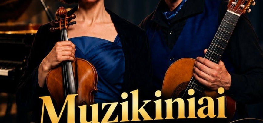 Smuiko, pianino, vokalo ir gitaros programa „Muzikiniai užkandžiai“