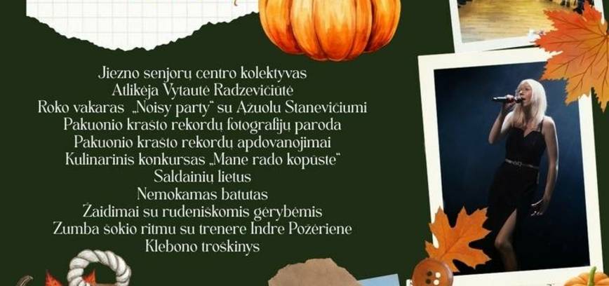 Pakuonio krašto rudens šventė „Tarp auksinių klevų“