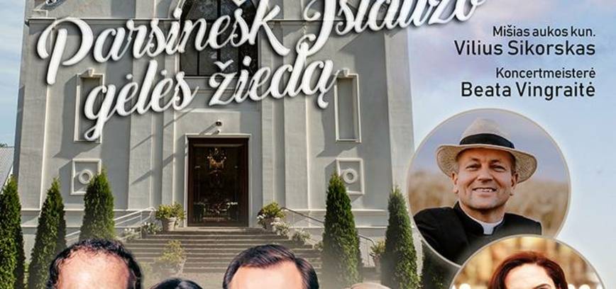Paramos koncertas „Parsinešk Išlaužo gėlės žiedą“