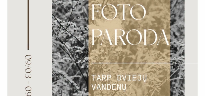 Algimanto Vėjelio fotografijų parodos „Tarp dviejų vandenų“ atidarymas