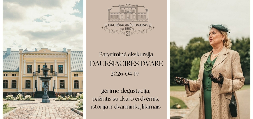 Experiential tour at Daukšiagirė Manor