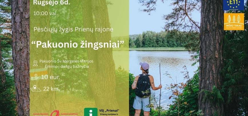 Pėsčiųjų žygis „Pakuonio žingsniai“