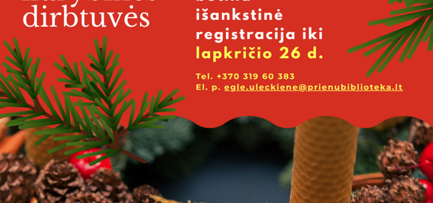 Advent wreath making workshop