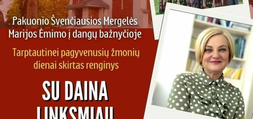 Tarptautinei pagyvenusių žmonių dienai skirtas renginys „Su daina linksmiau“