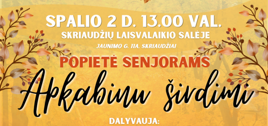 Afternoon for seniors 