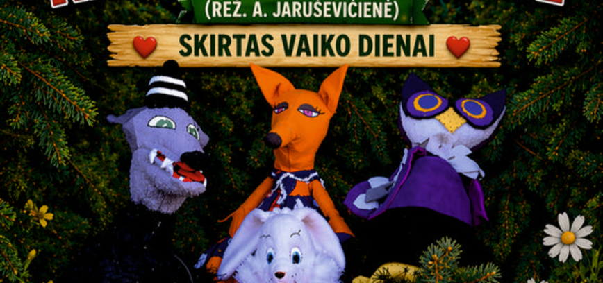 Kultūros centro vaikų teatro spektaklis „Raudonkepuraitė“