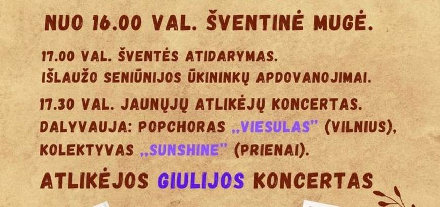 Rudens šventė „Rudens laiškai“