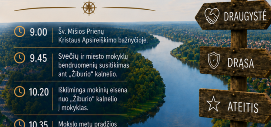 Mokslo ir žinių dienos šventė „Čia prasideda mūsų kelias“