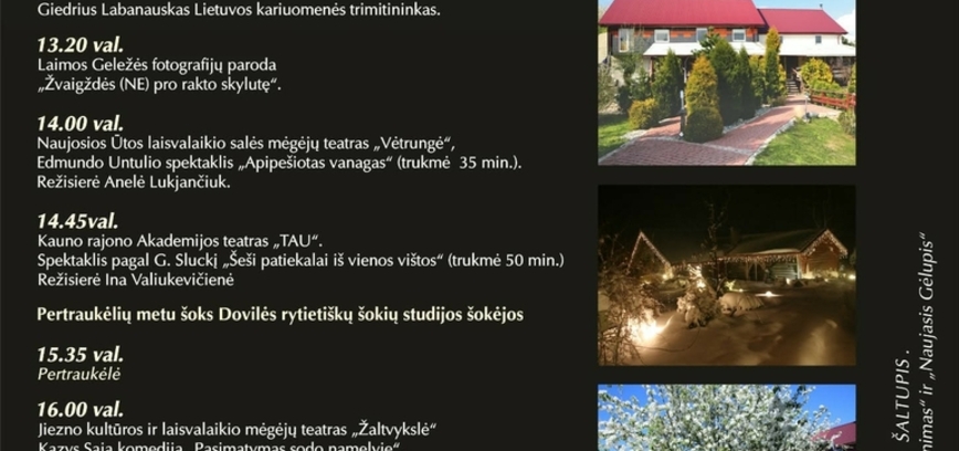 XVIII mėgėjų teatrų festivalis „Šaltupis 2026“