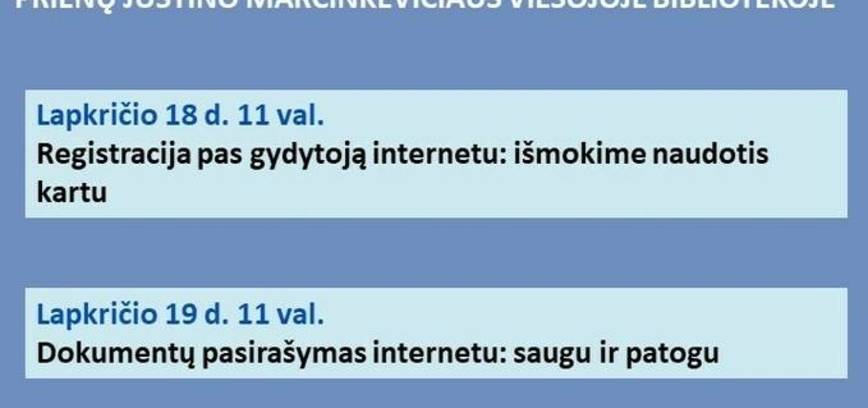 Teminė akcija „Senjorų dienos internete“