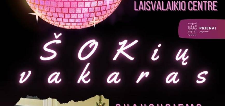 Dance evening for adults with performer Alius Miliauskas