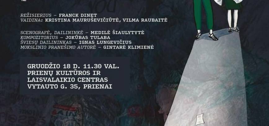 Spektaklis-ekscentriška konferencija apie klimato kaitą „Pasišiukšlinę“