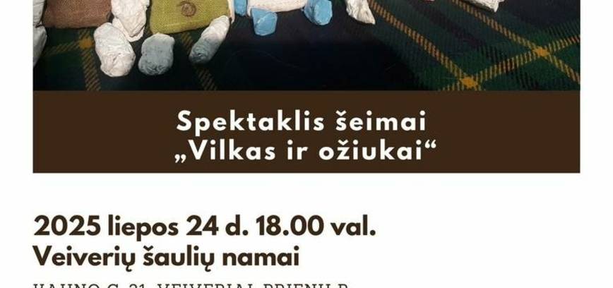 Šeimos teatro „Lino lėlės“ spektaklis „Vilkas ir ožiukai“
