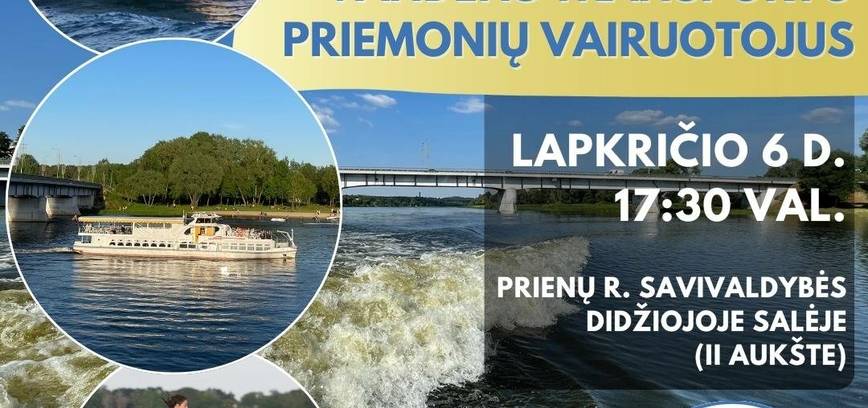 Susitikimas su vandens transporto priemonių vairuotojais