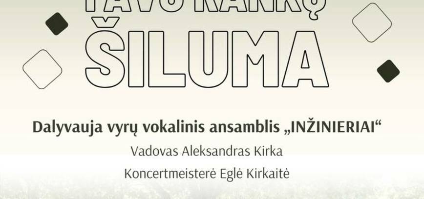 Renginys „Tavo rankų šiluma“