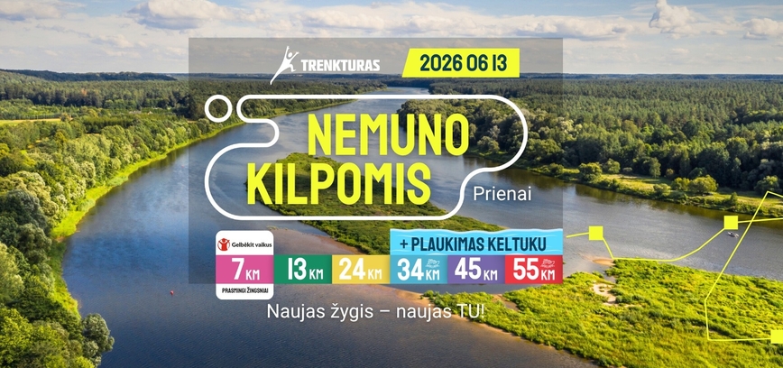 Hike along the Nemunas River loops. 