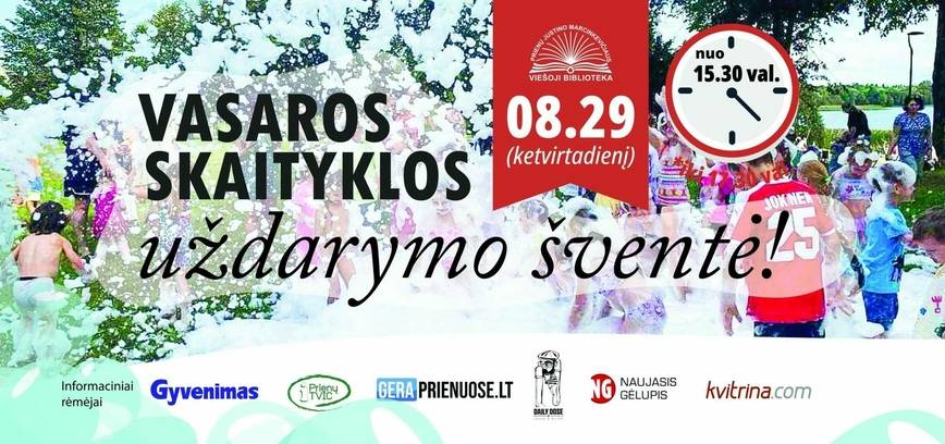 „Vasaros skaityklos“ uždarymo šventė