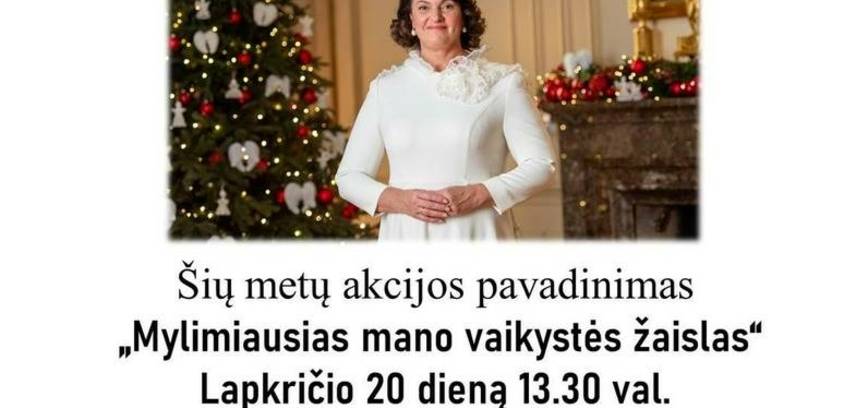 Kalėdinių žaisliukų kūrimo akcija „Mylimiausias mano vaikystės žaislas“